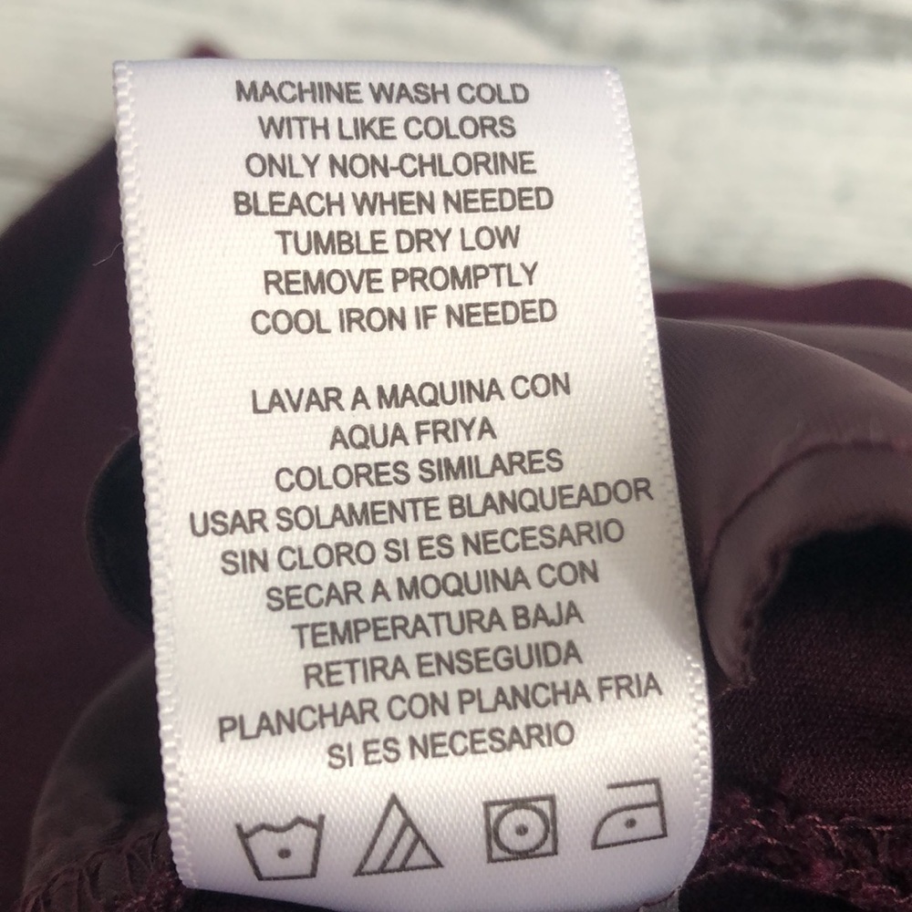 Gibson Latimer Burgundy Bootcut Pants 8 - Picture 6 of 10